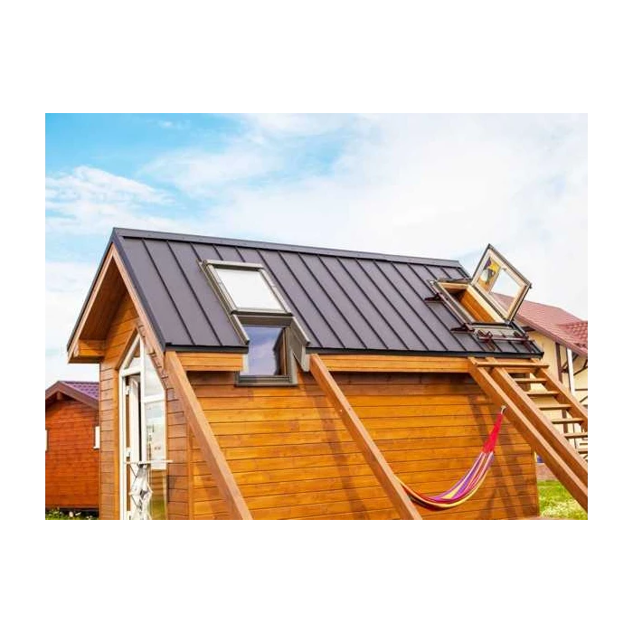 Фальцевая кровля Кликфальц mini Grand Line 0,5 Rooftop Matte RAL 7016 Антрацитово-Серый