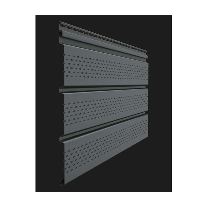 Софит Docke PREMIUM T4 с полной перфорацией, графит
