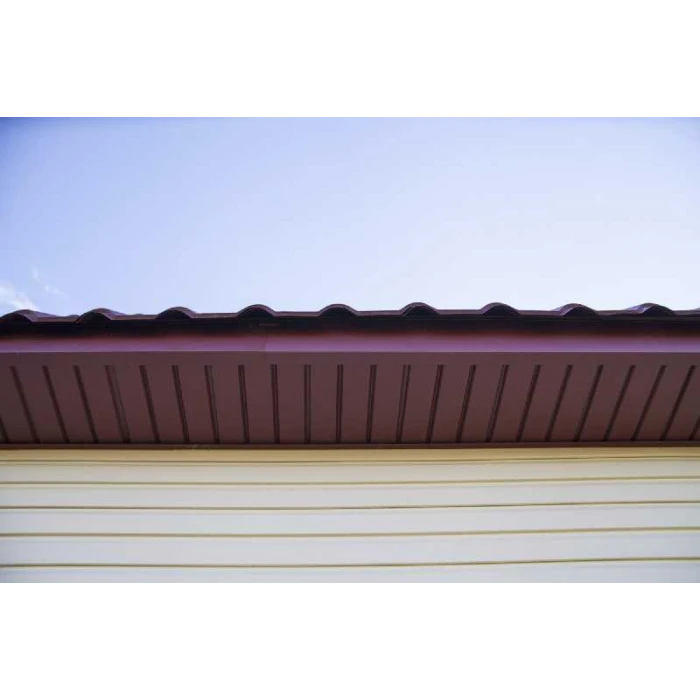 Софит металлический без перфорации 0,4 PE с пленкой RAL 5005 сигнальный синий