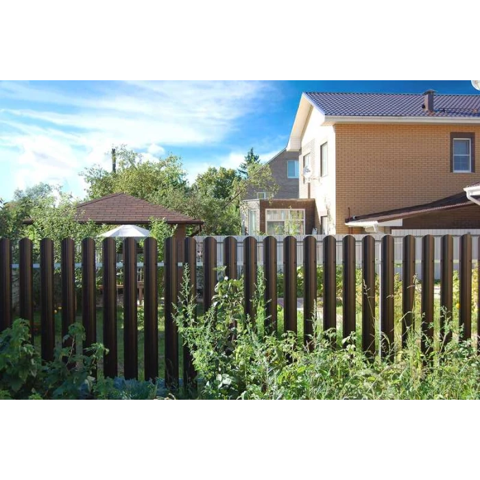 Штакетник П-образный А фигурный Grand Line 0,4 Полиэстер RAL 7024 Серый Графит